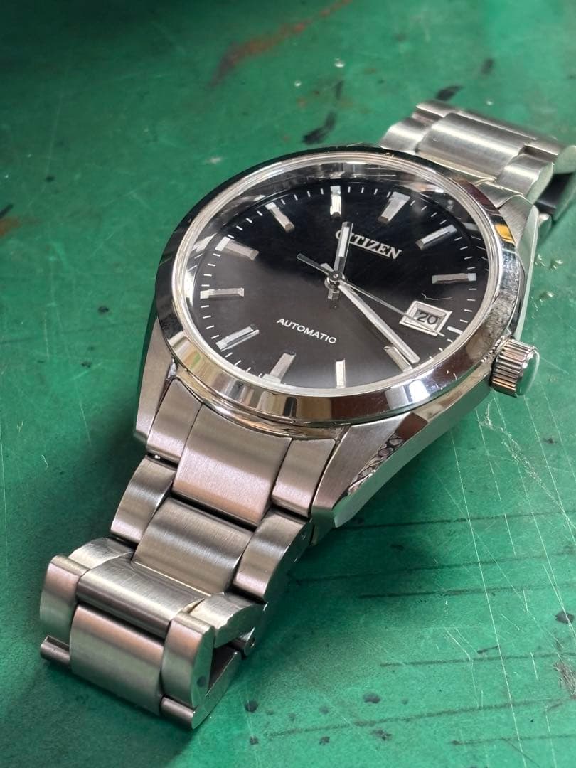 【タイガ123！・保証無し】シチズンコレクション自動巻き黒文字盤