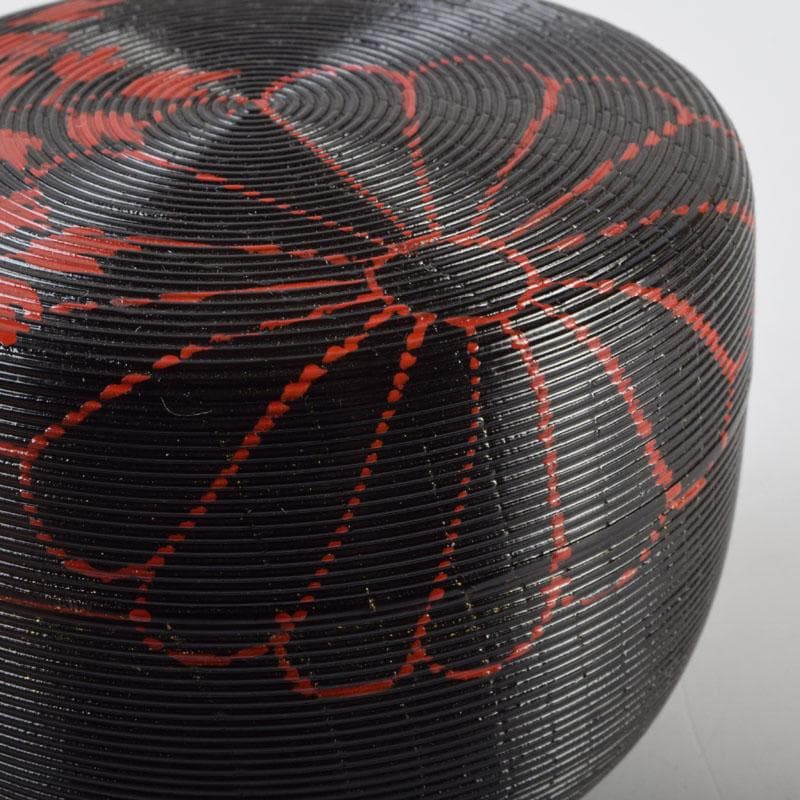 茶道具　加賀蒔絵師　高橋正良作　鵬雲斎好　菊桐文　寿輪棗　共箱　V　8728