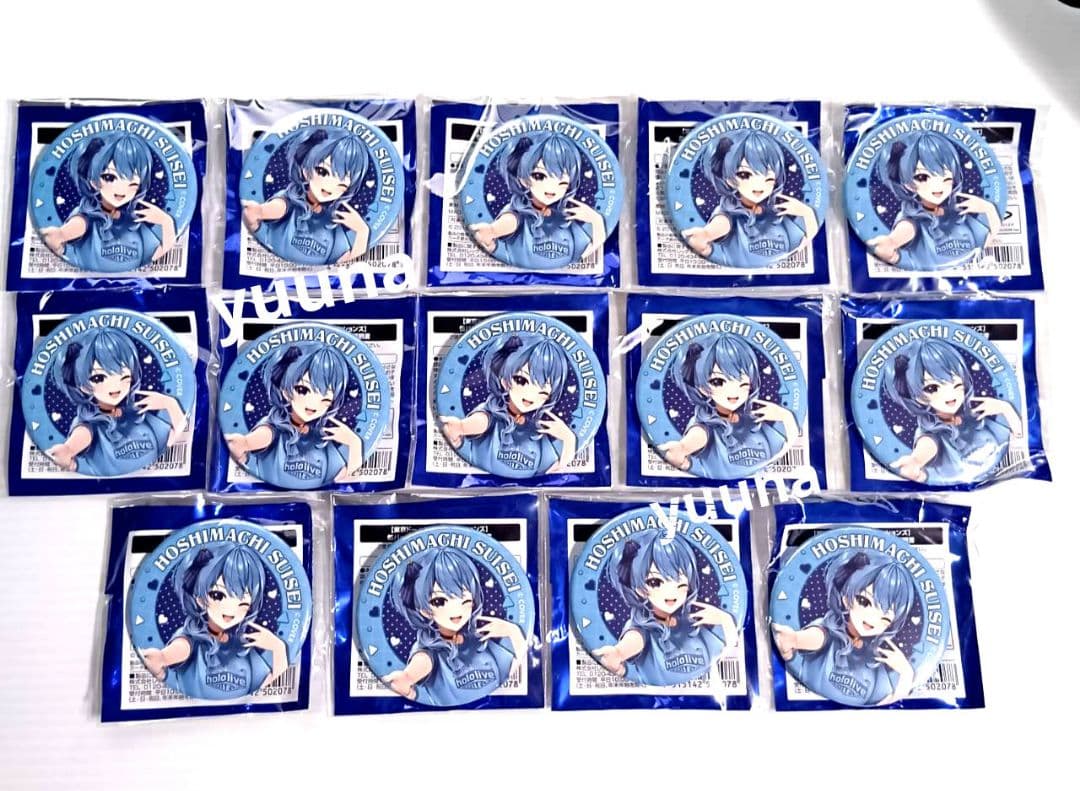 ホロライブシティ　東京ドームシティ　トレーディング缶バッジ　星街すいせい