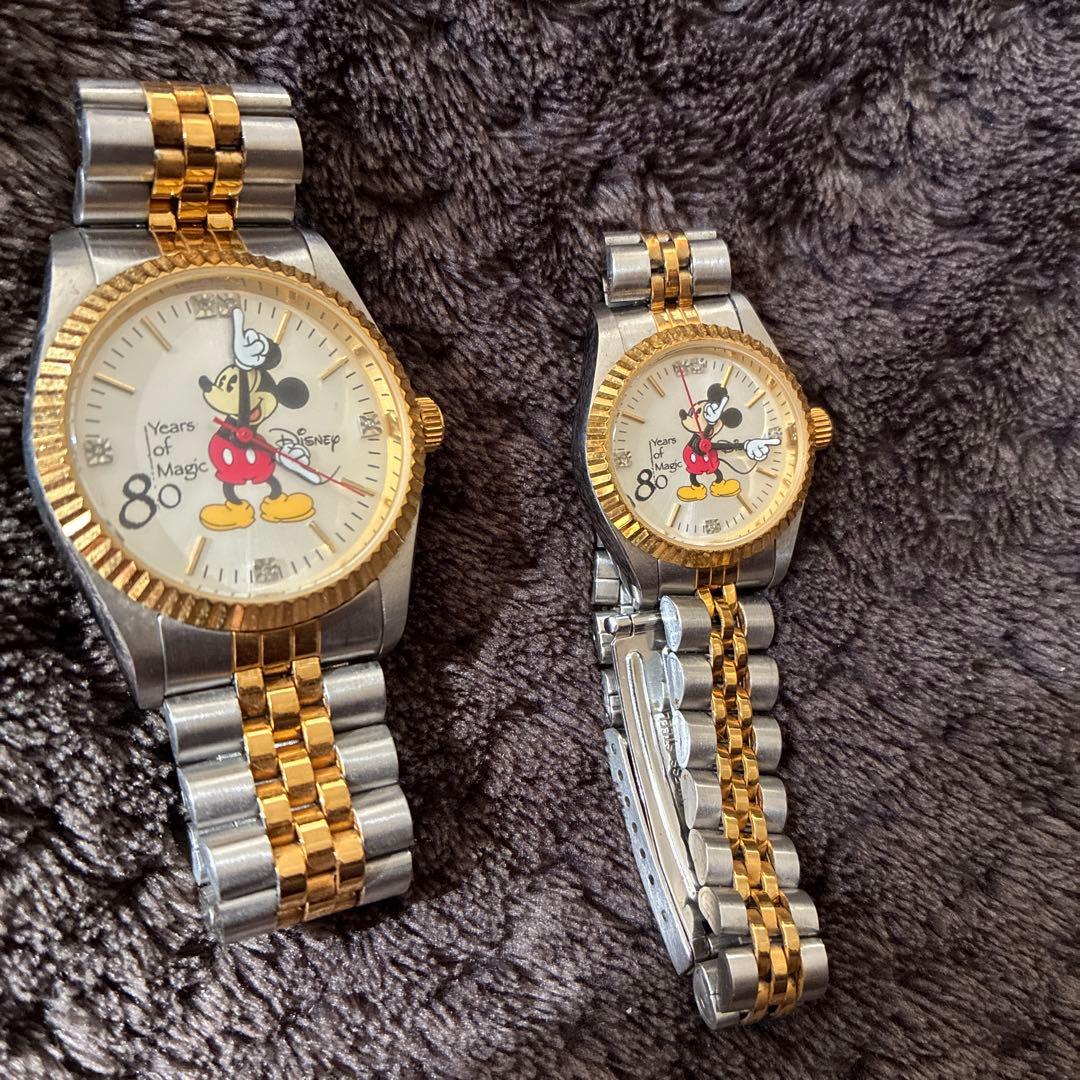 ミッキーマウス 80周年記念 腕時計セット