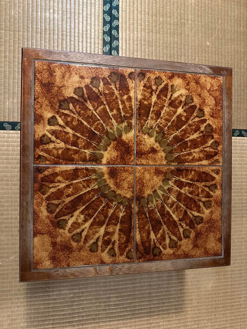 タイルトップテーブル、英国ヴィンテージ