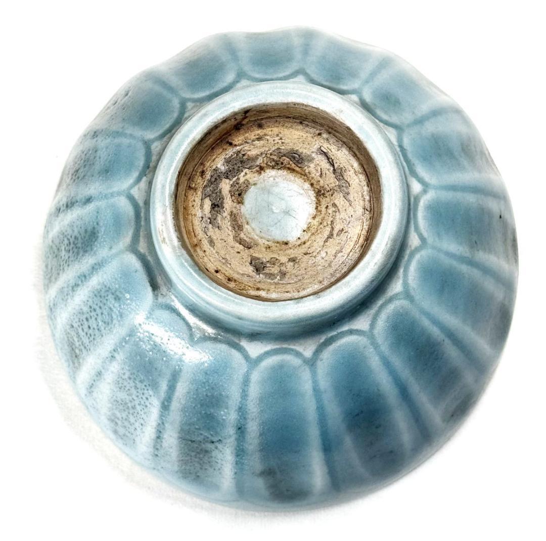 宋 青磁茶碗 時代品 伝世品焼物 歴史唐物 ウブ品 入手困難 骨董WWTT321