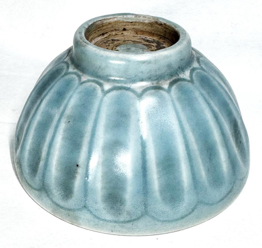 宋 青磁茶碗 時代品 伝世品焼物 歴史唐物 ウブ品 入手困難 骨董WWTT321