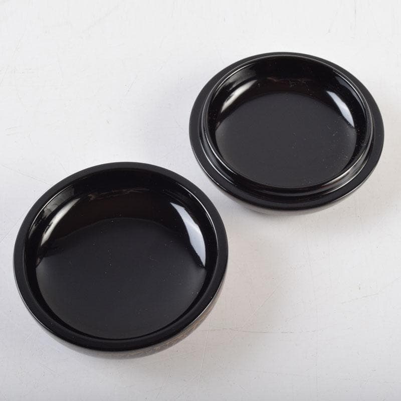 茶道具　一宮定良作　蒟醤（キンマ）塗　香合　共箱　V　9035