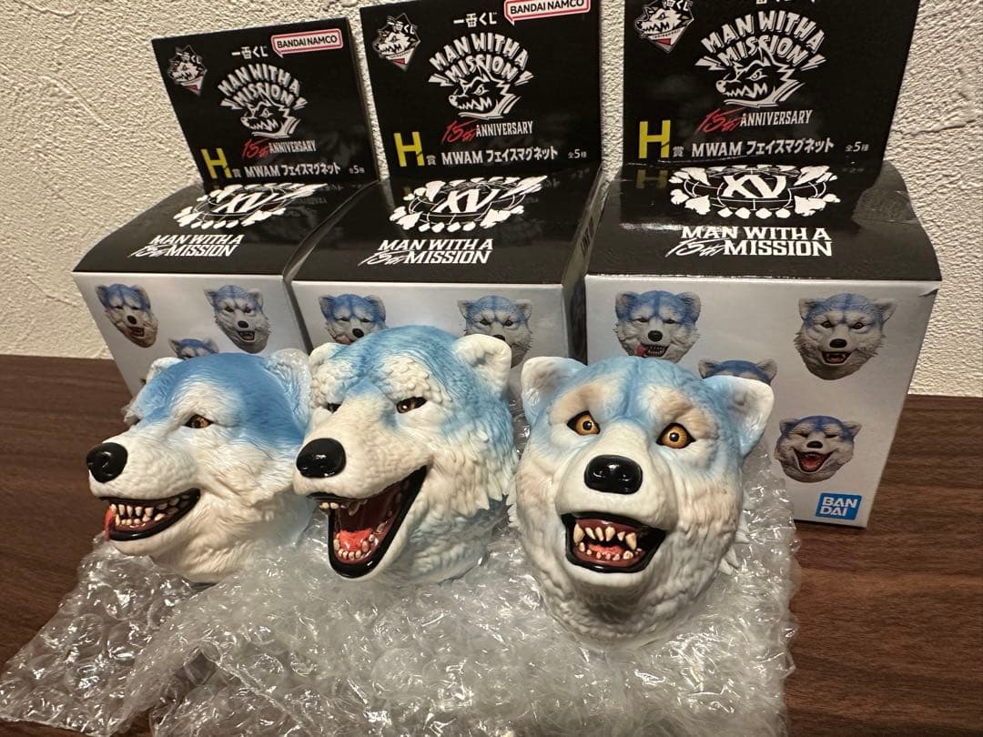 一番くじ マンウィズアミッション　H賞 MWAM フェイスマグネット