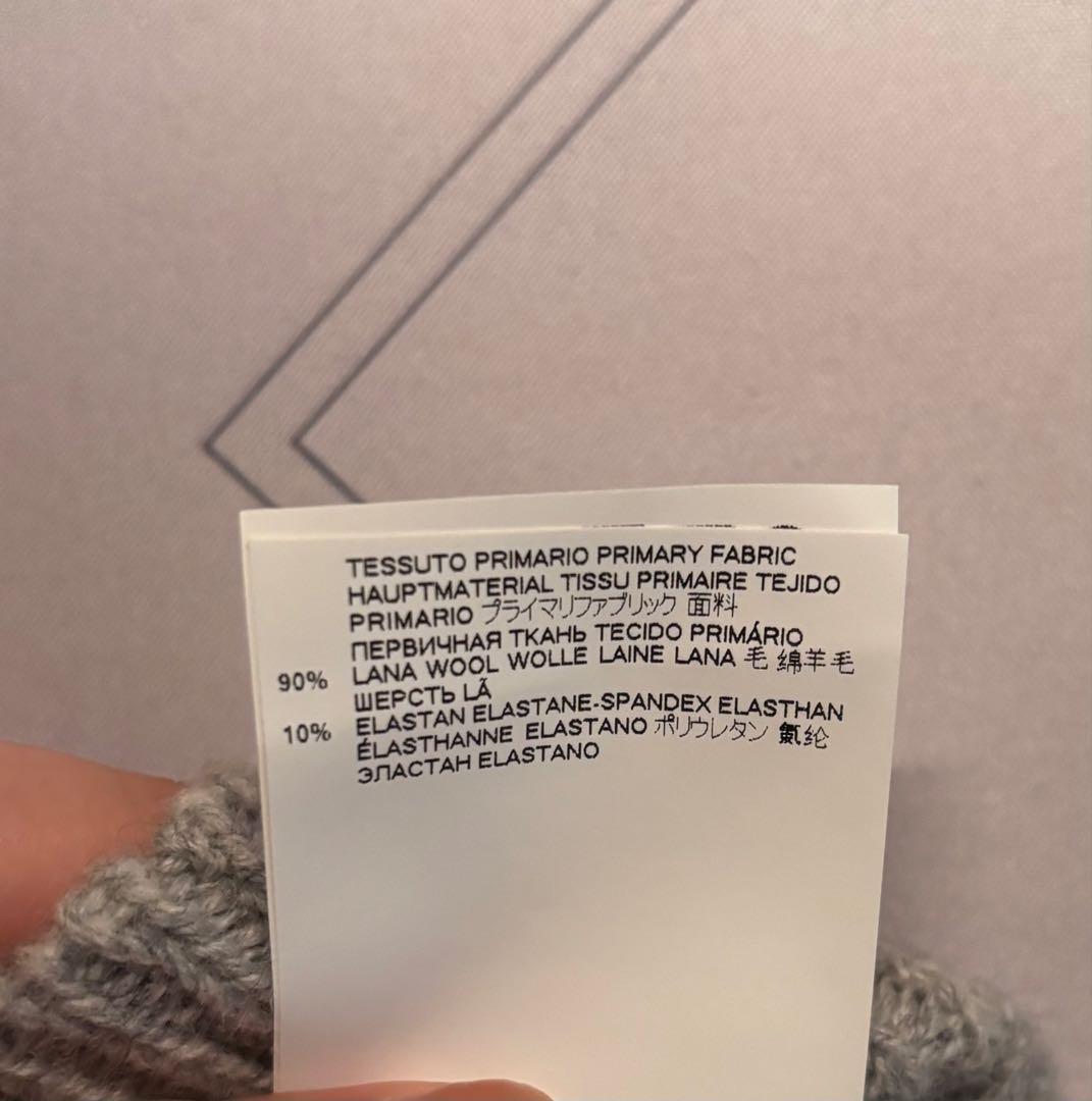 (値下げ)グレー ニット帽 Mサイズ