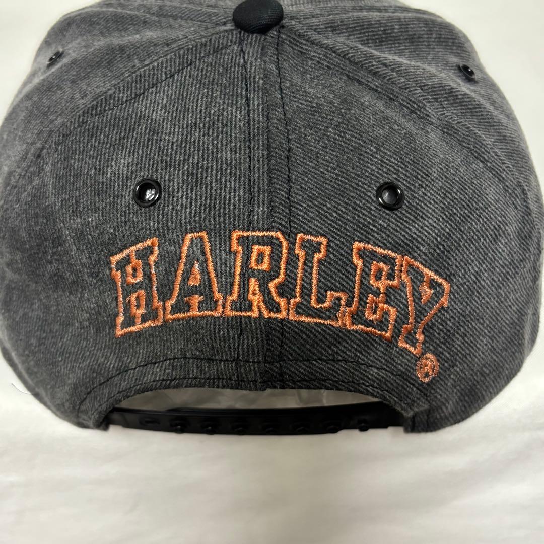 デッドストック ハーレーダビッドソン キャップ ハーレー グレー 2トーン 帽子