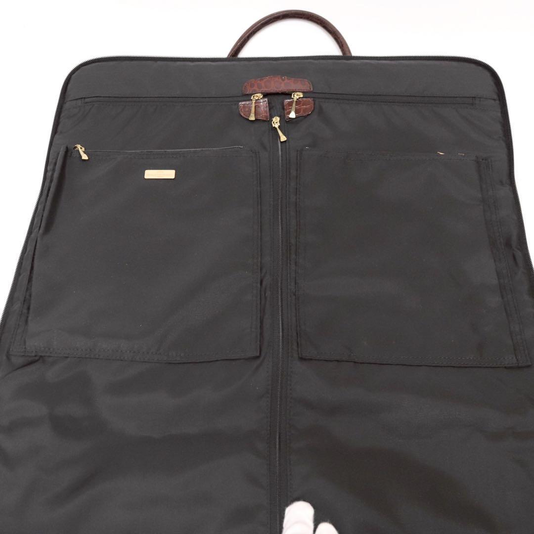 極美品　バレンシアガ　スーツケース　ガーメントバッグ　ビジネス　ナイロン　レザー
