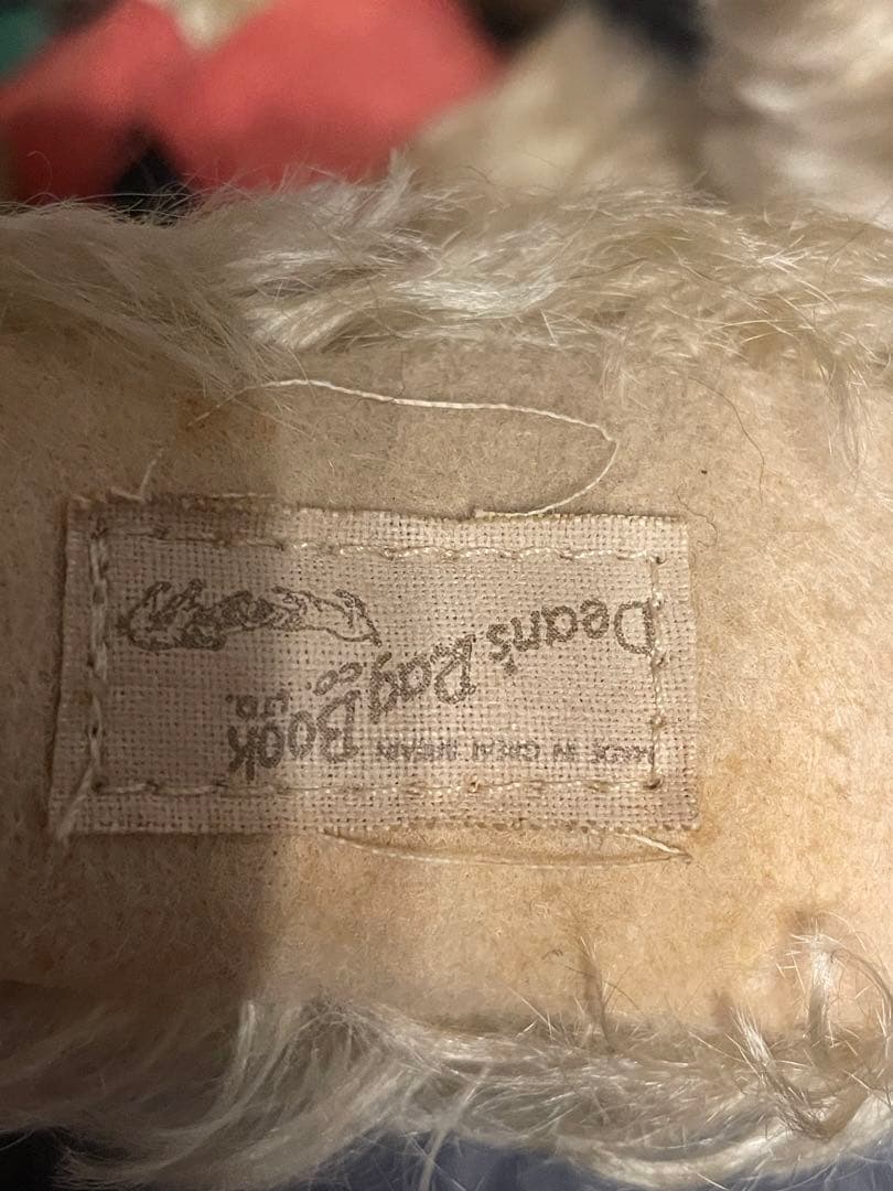 イギリス アンティーク テディベア ぬいぐるみ Deans  シリアルナンバー