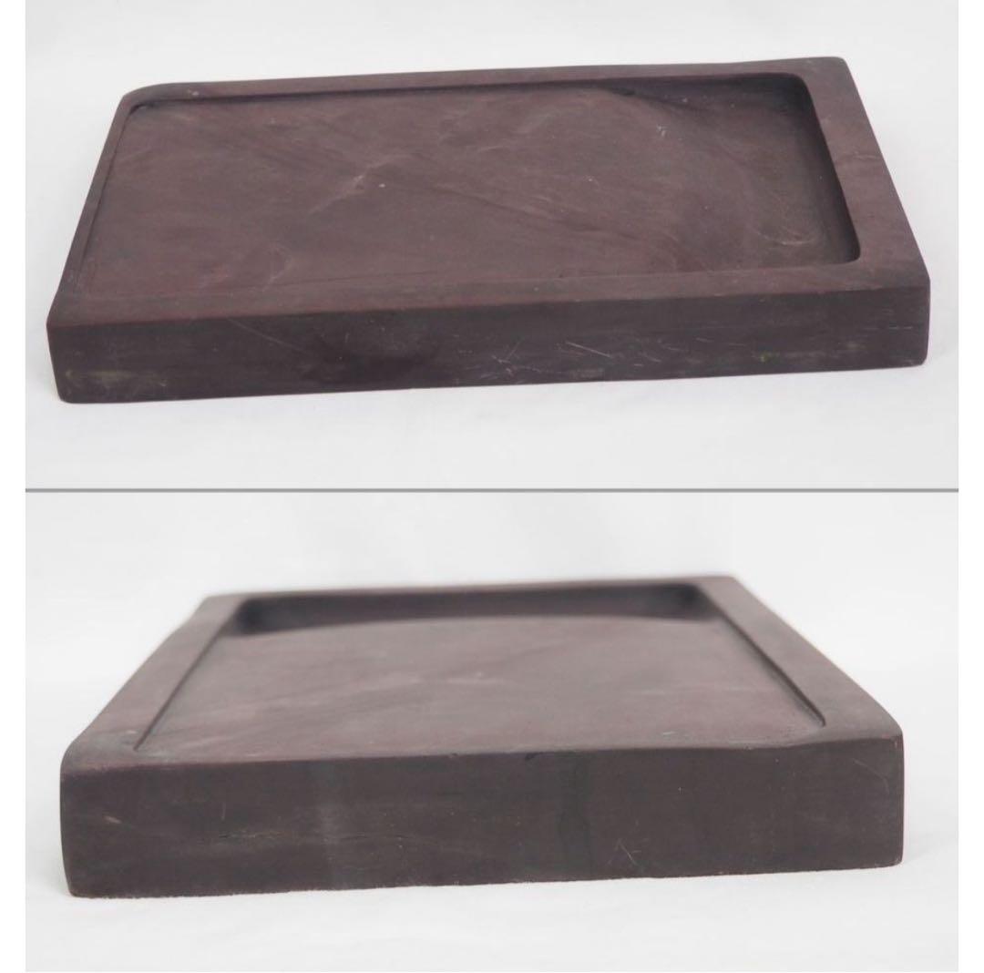 送料無料 70年代端渓硯老坑端渓硯25×16×2.6ｃｍ　重さ2.8ｋｇ書道具