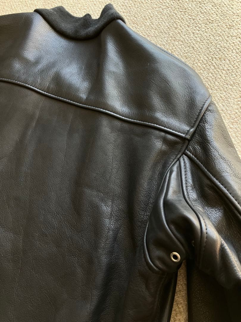 Supreme 初期 レザーライダースジャケット ブラック L