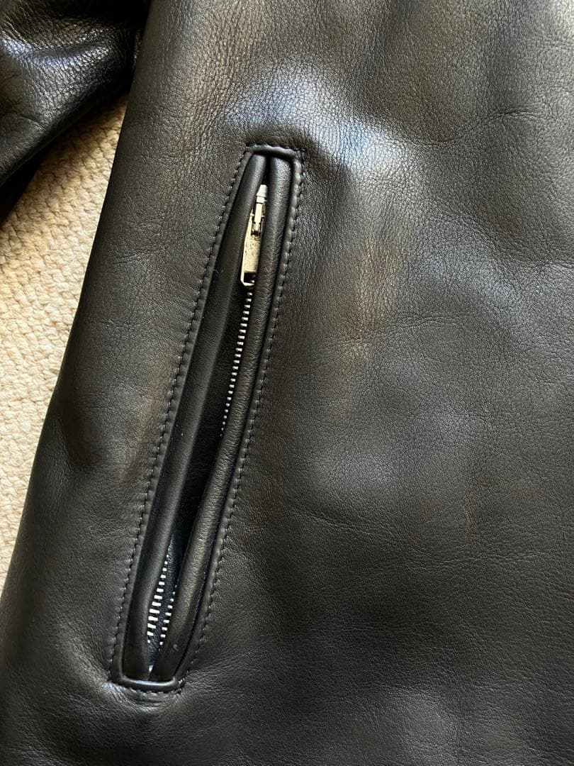 Supreme 初期 レザーライダースジャケット ブラック L