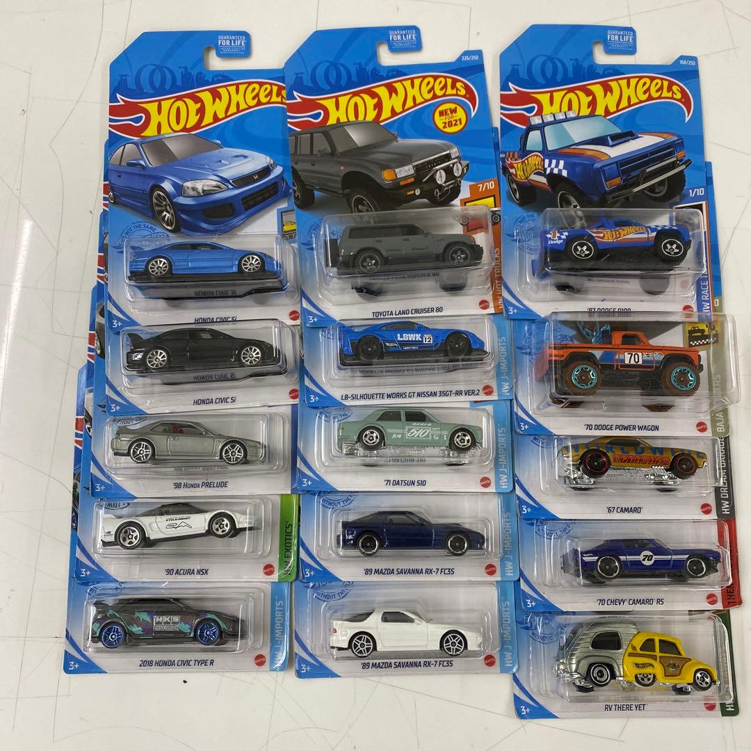 新品未使用　ホットウィール　15台セット
