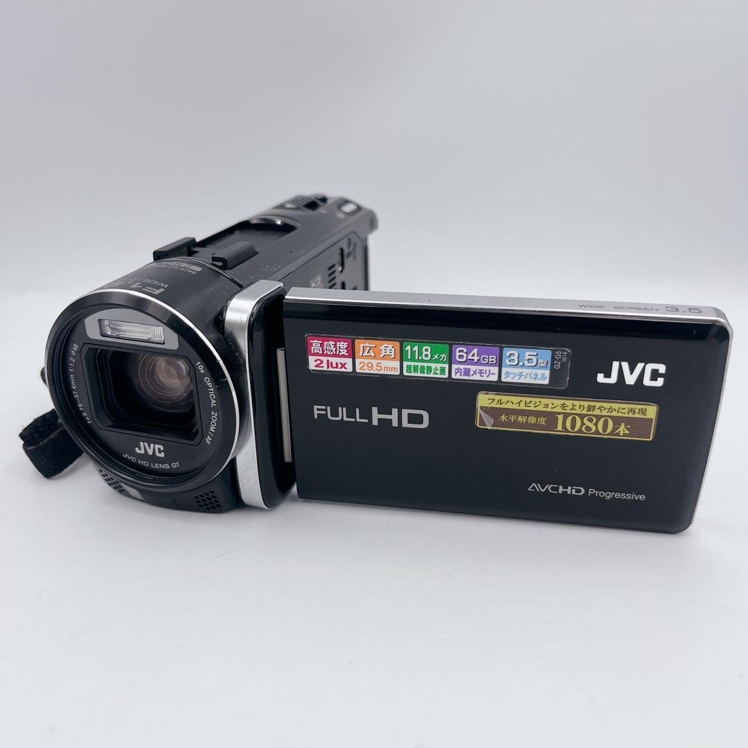 【美品】箱付きJVC Everio GZ-G5-B フルハイビジョン 64GB黒