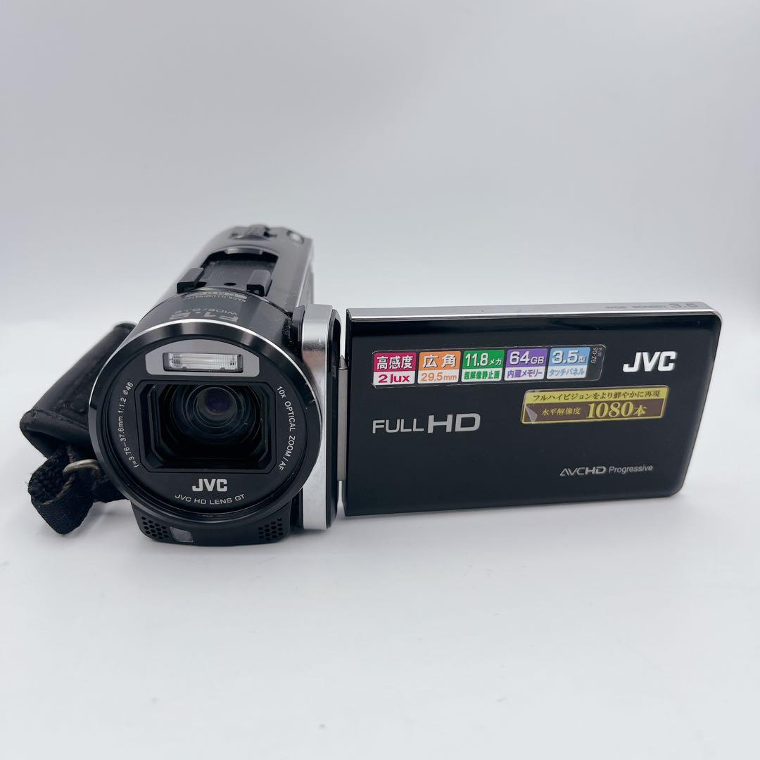 【美品】箱付きJVC Everio GZ-G5-B フルハイビジョン 64GB黒
