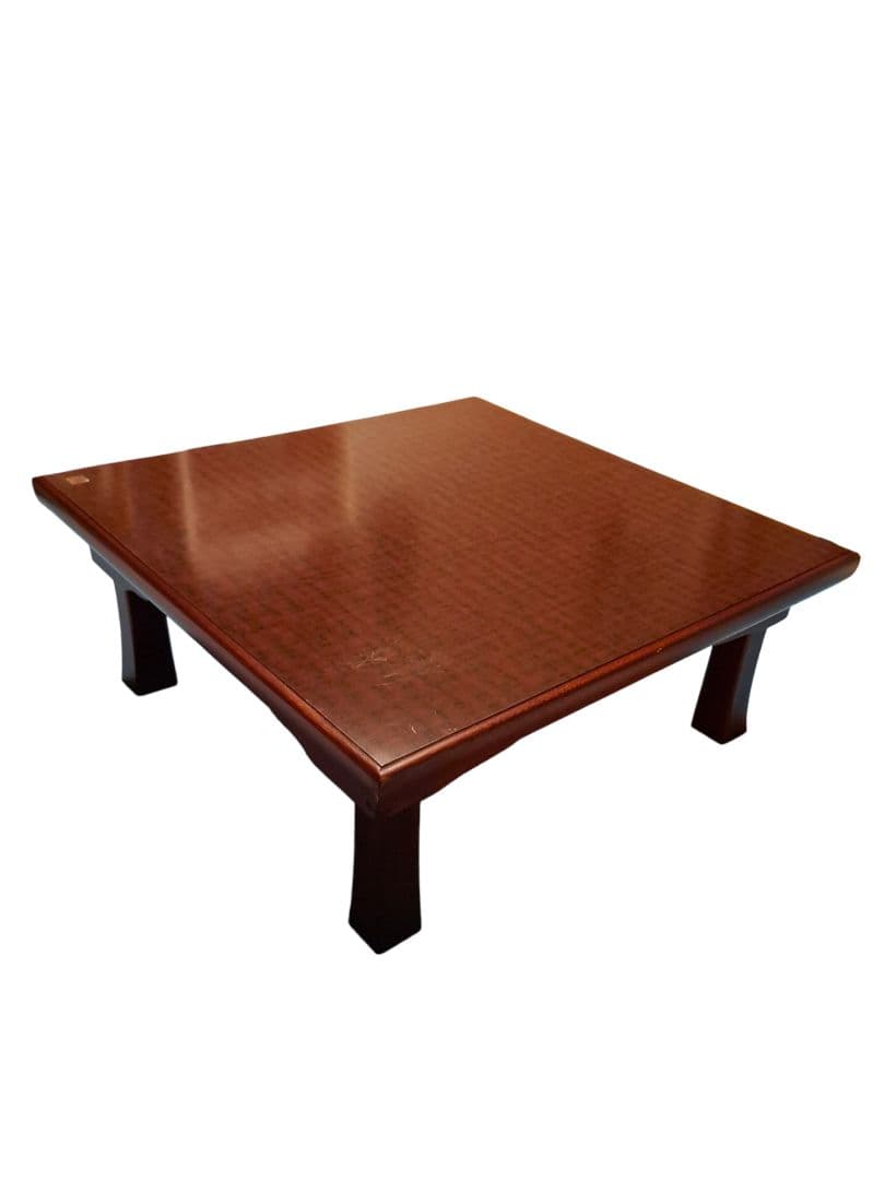 折りたたみ ちゃぶ台 正方形 75cm 昭和レトロ ローテーブル