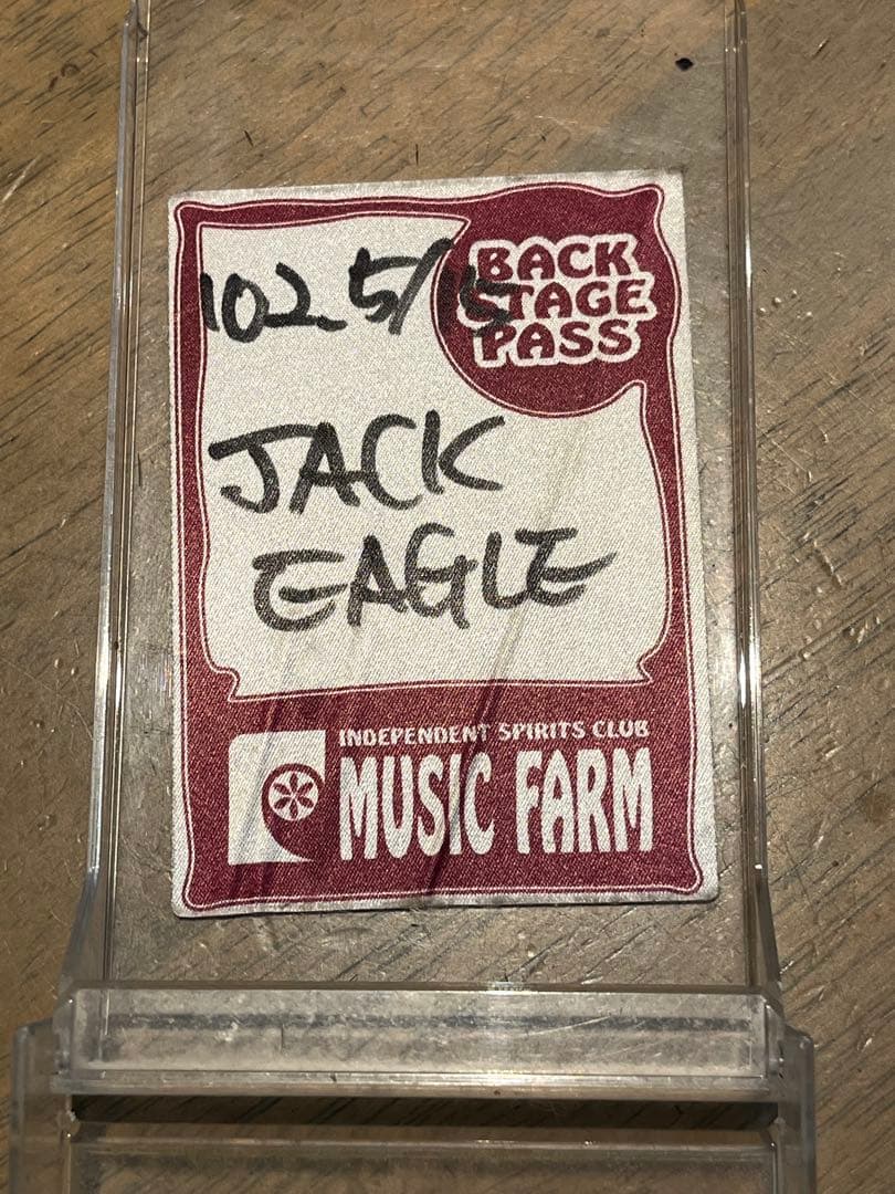 JACK EAGLE バックステージパス