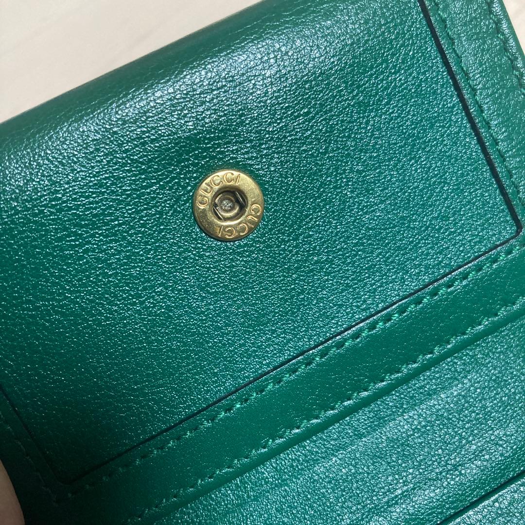 GUCCI バンブー　ダイアナ　三つ折り財布