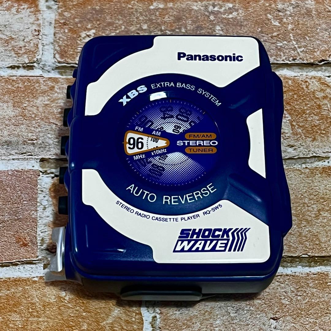 【動作整備品】パナソニック ショックウェーブ カセットプレイヤー RQ-SW5