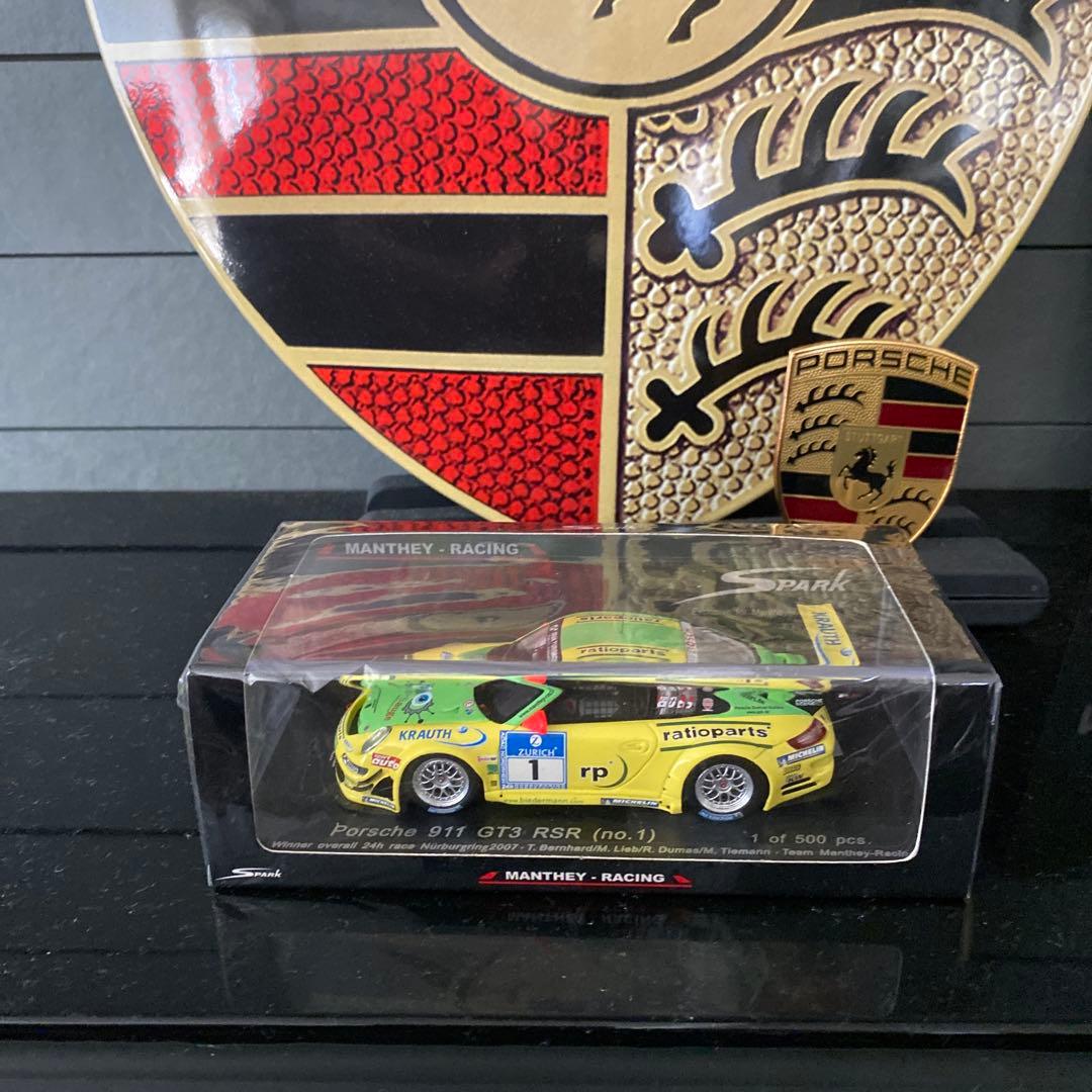 ミニカー MantheyRacing Porsche 911 GT3 RSR 2007