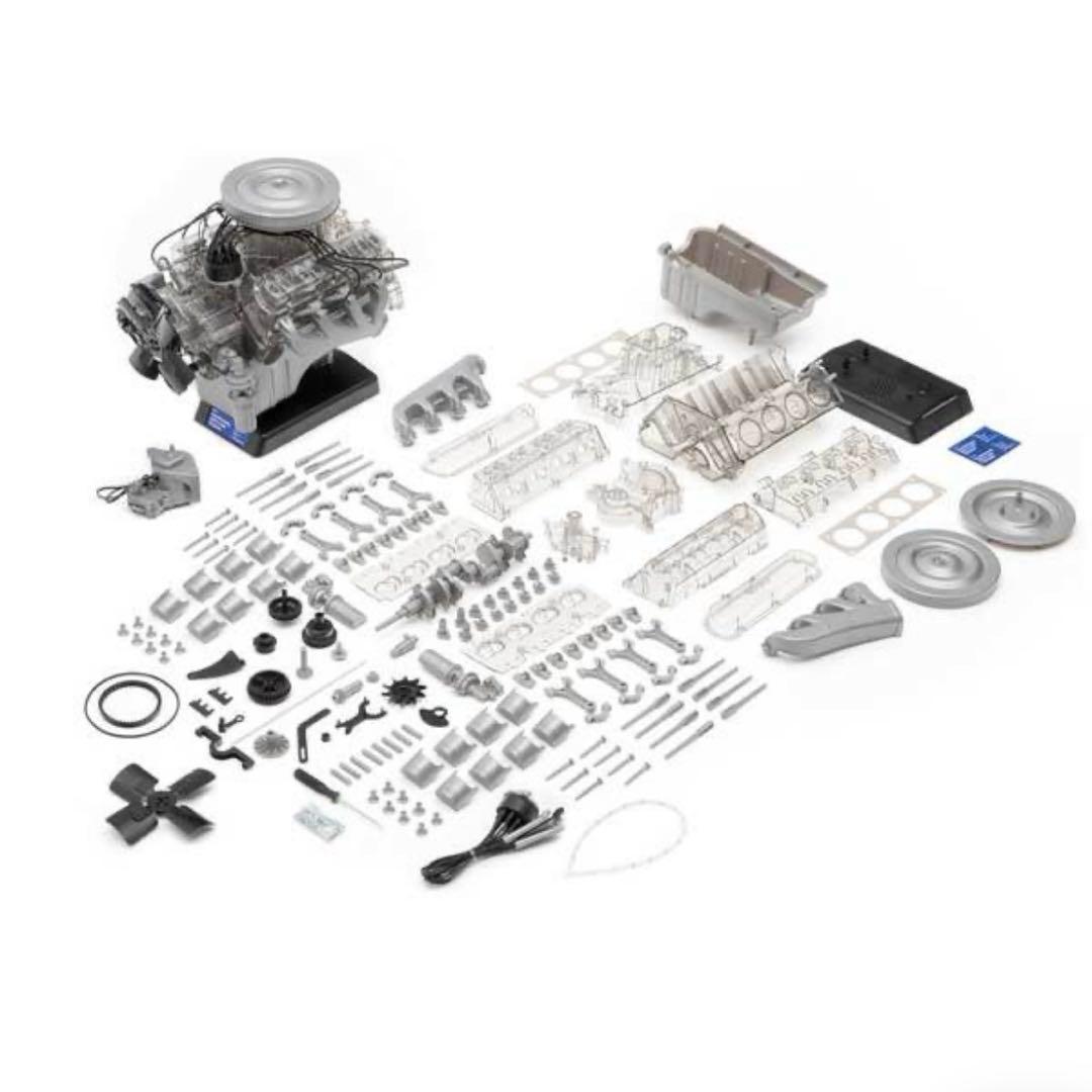 6974【未組立て】フォード マスタング V8 エンジン モデルキット 1:3