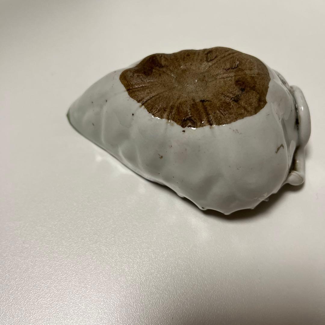 骨董　大正レトロ　希少　蓮葉形湯冷し