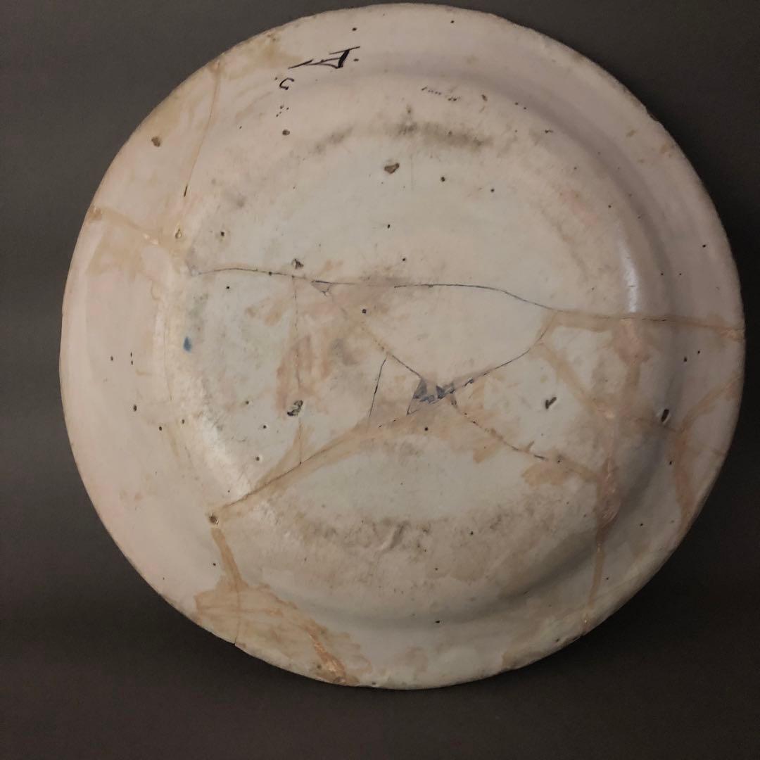 スペイン骨董　アンティーク　絵皿