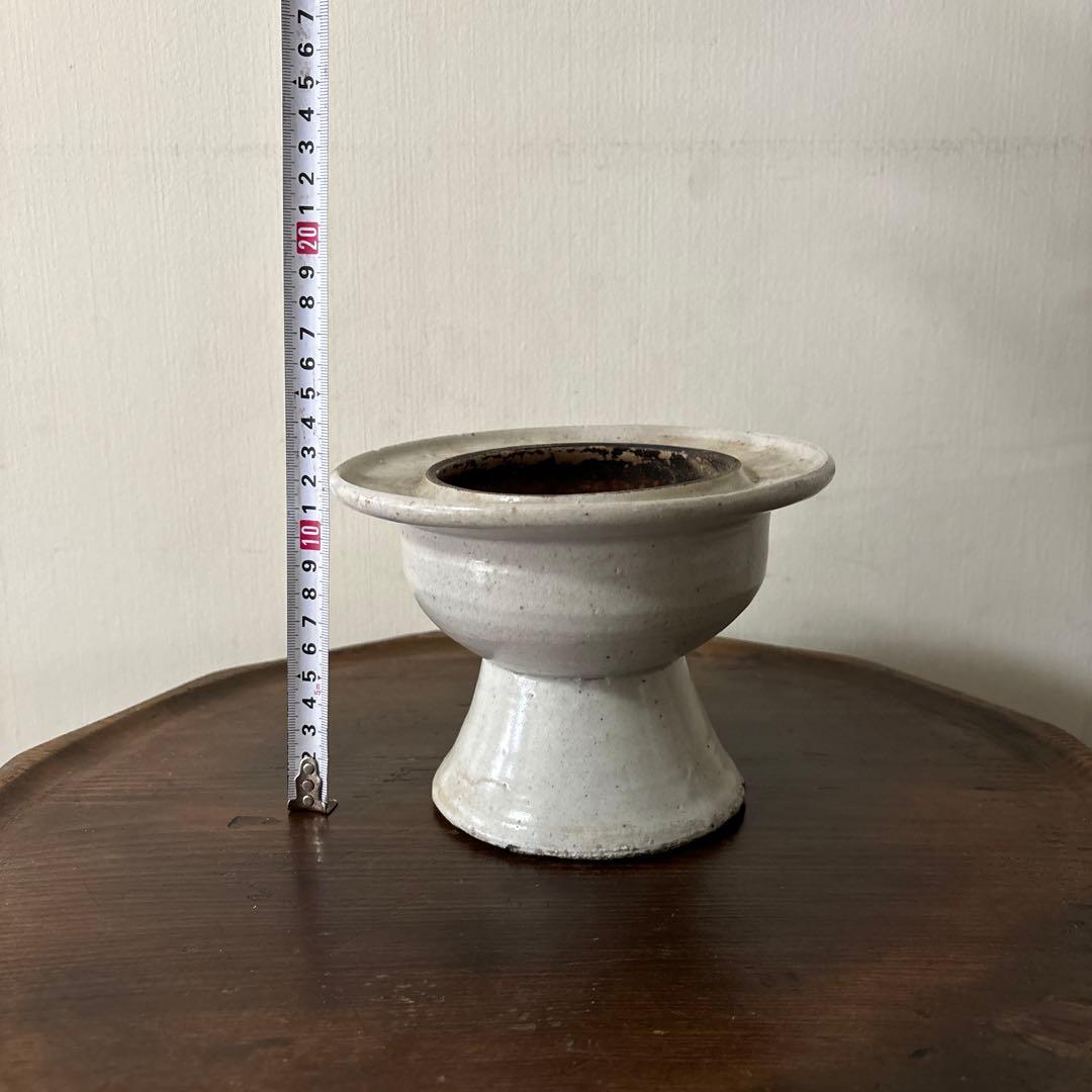 李朝　香炉　朝鮮王朝　骨董　アンティーク　古道具　古陶磁　秦秀雄　白洲正子