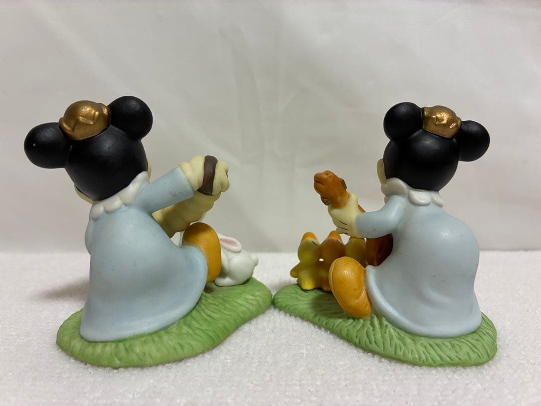 ディズニー　ミッキー　音楽隊　置物　陶器　三協商事