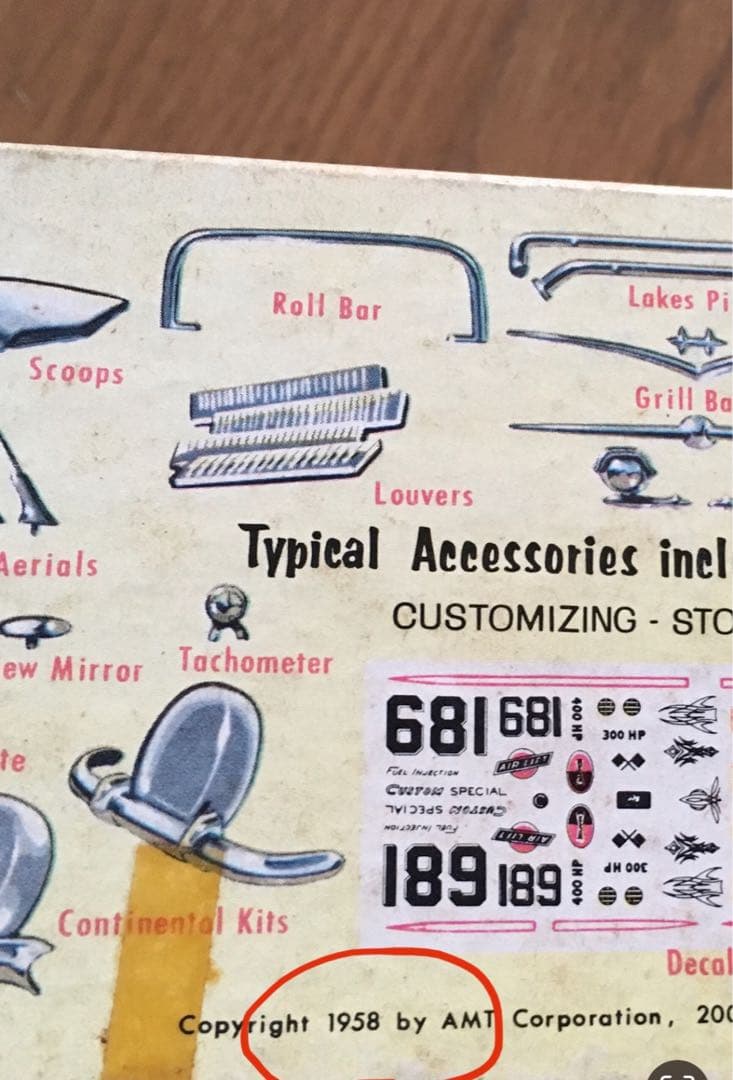 AMT インパラ　当時物　Kit '59 Chevy Convertible