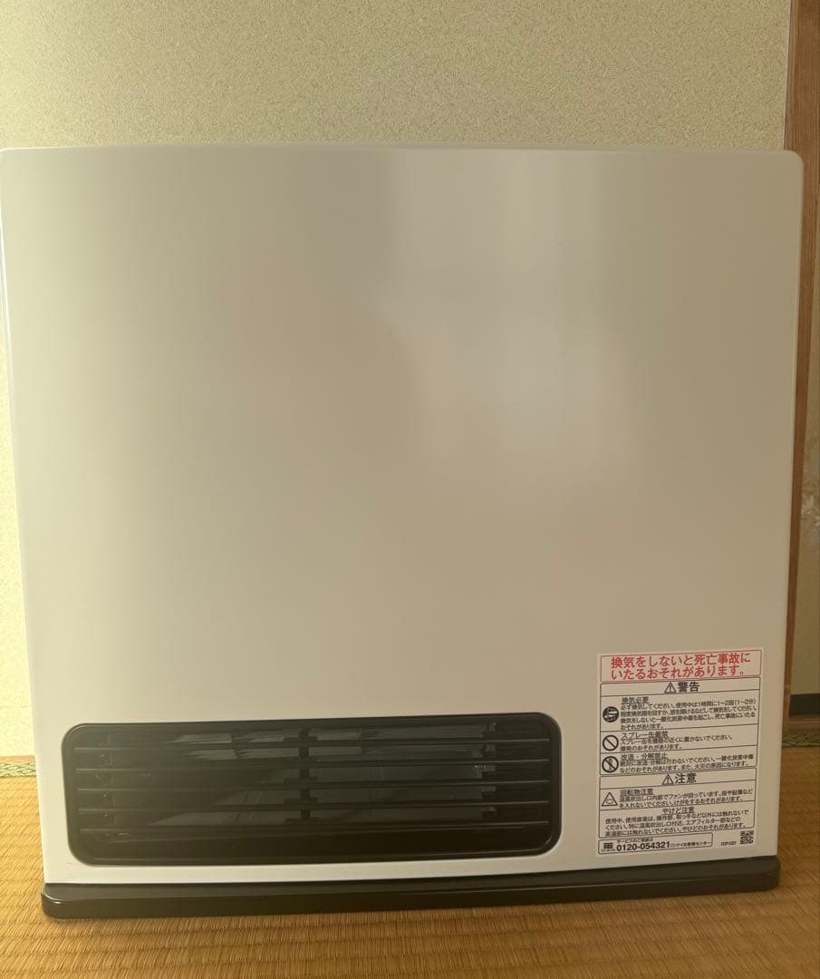 【3mコード付・美品】リンナイ ガスファンヒーター SRC-365E 都市ガス