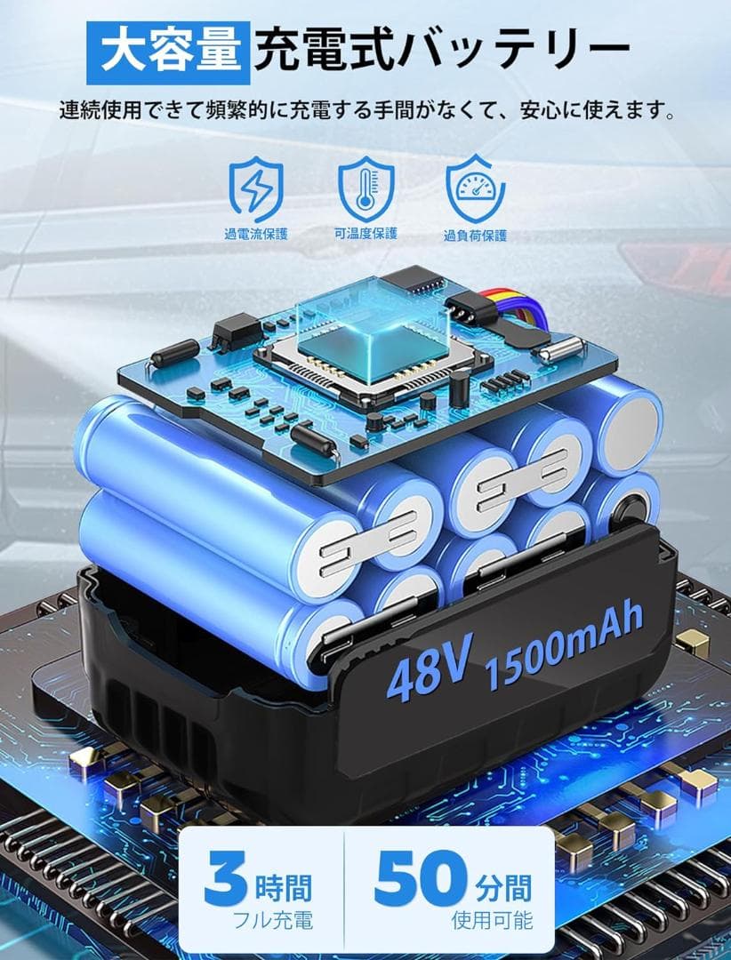 2023新たな高圧洗浄機 コードレス 水圧洗浄機