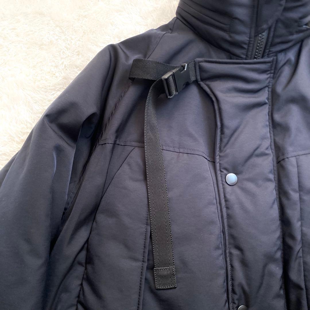 23AW AIVER イリディセントショートモンスターブルゾン　ブラック　M