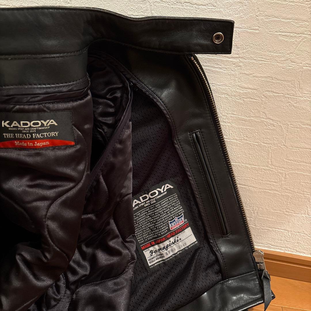 KADOYA HEAD FACTORY シングルライダース ブラック