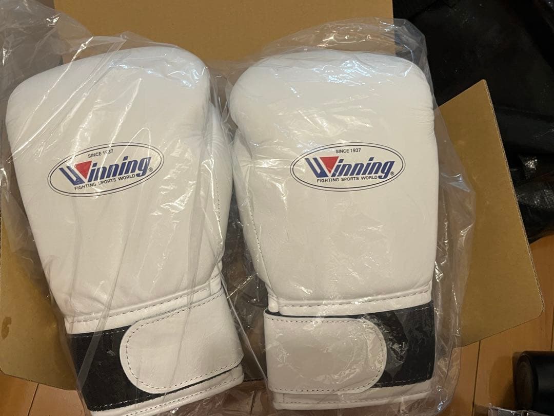 【未使用】Winning ウイニング　グローブ ホワイト 10オンス