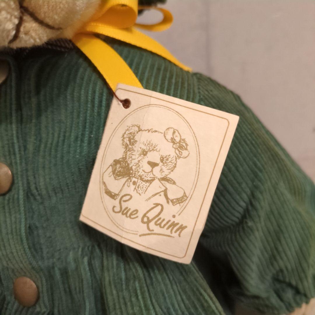 Sue Quinn スークイン テディベア くまのぬいぐるみ 1998年 タグ付