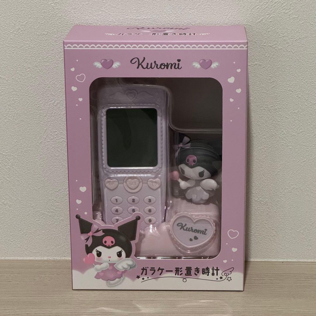 サンリオ ガラケー形置き時計 ハローキティ マイメロディ クロミ 3点セット