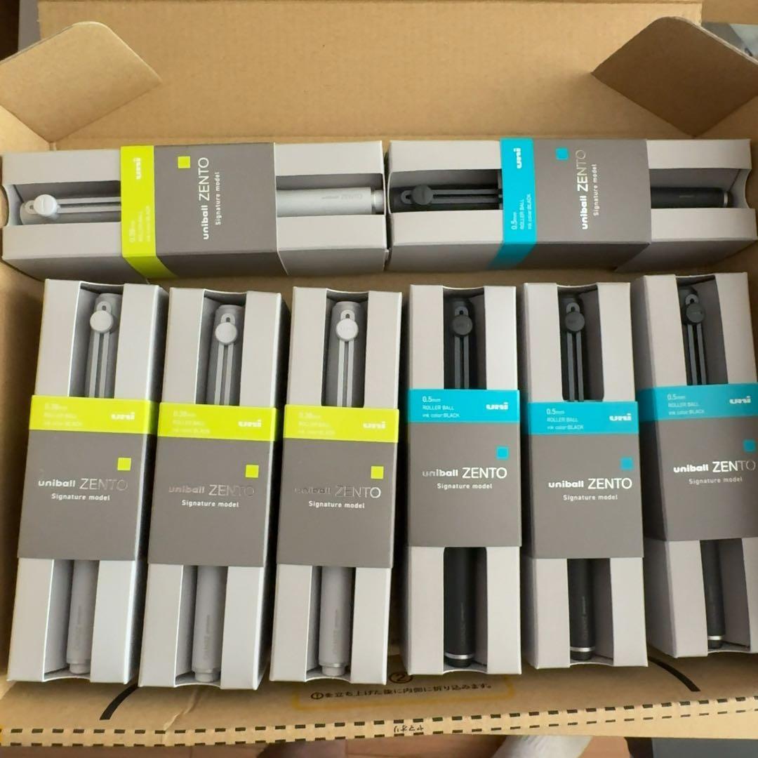 8本セット uniball ZENTO Signature model