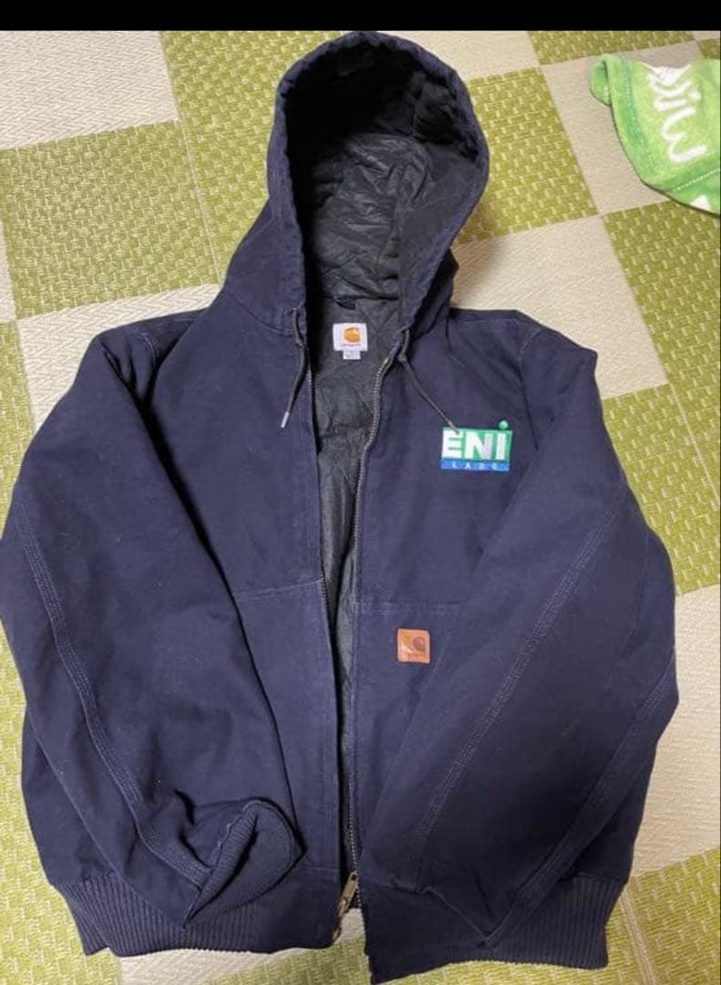 [希少]Carhartt アクティブジャケット　企業ロゴ
