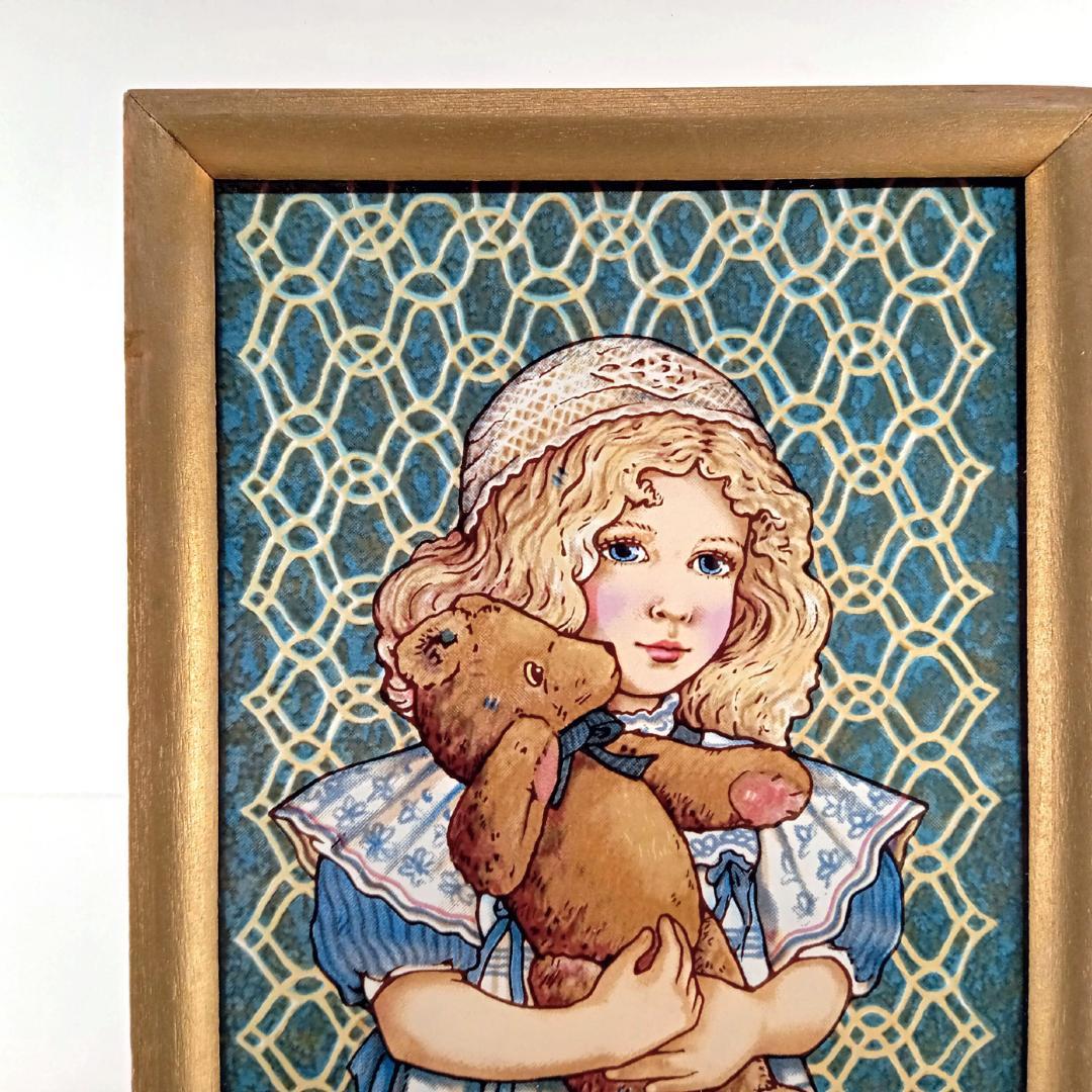 ジャン・ハガラ ステンドグラス 少女とお人形 アン　グラスマスターズ社