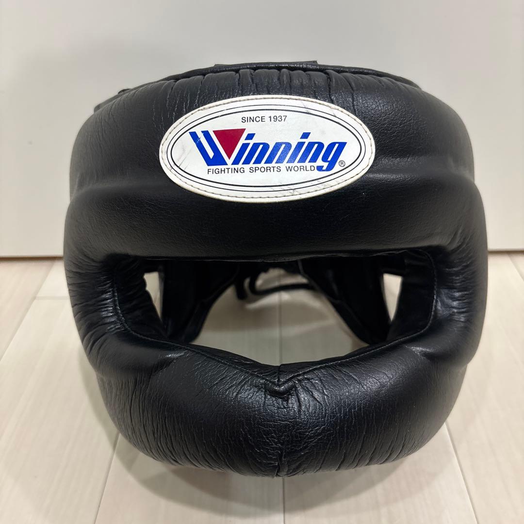 ウイニング　ヘッドギア　黒　Lサイズ
