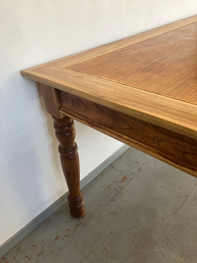 Ichino オールドチーク　ダイニングテーブル　無垢材