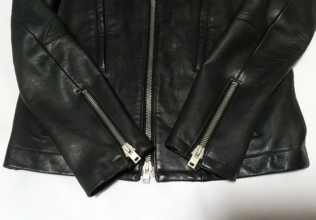 Wizard ウィザード シングルライダースジャケット サイズ2 羊革