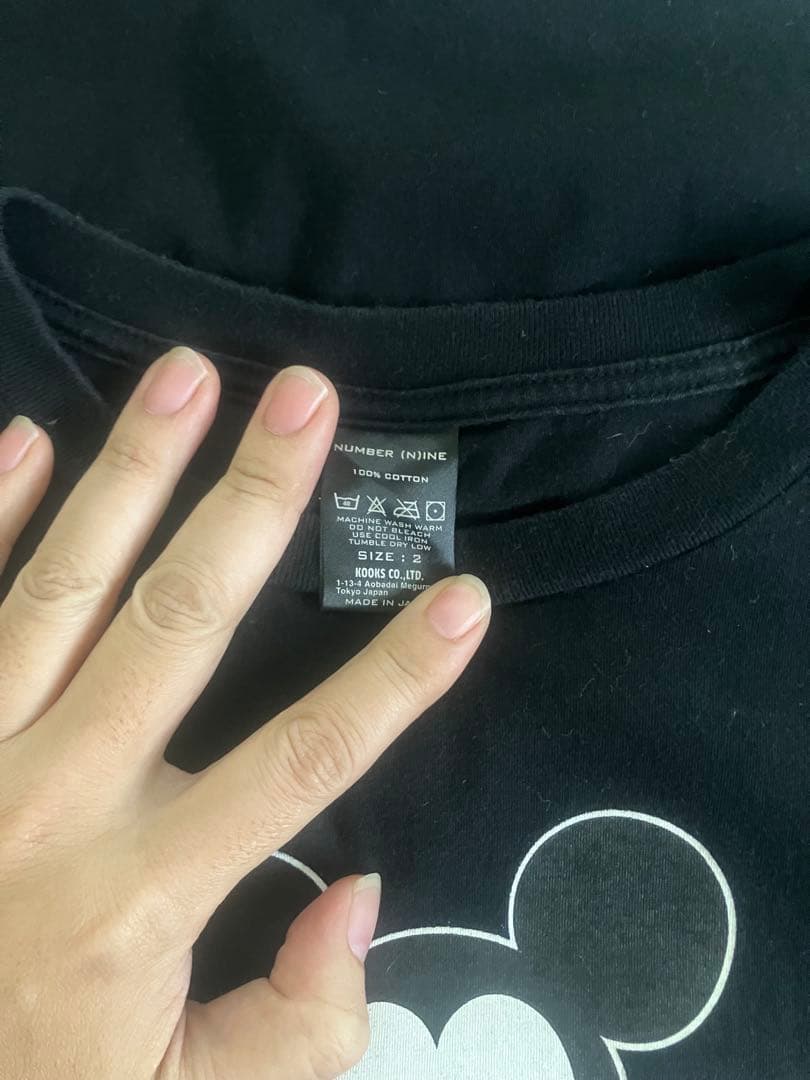 Number nine ナンバーナイン　ミッキーマウスTシャツサイズ2④