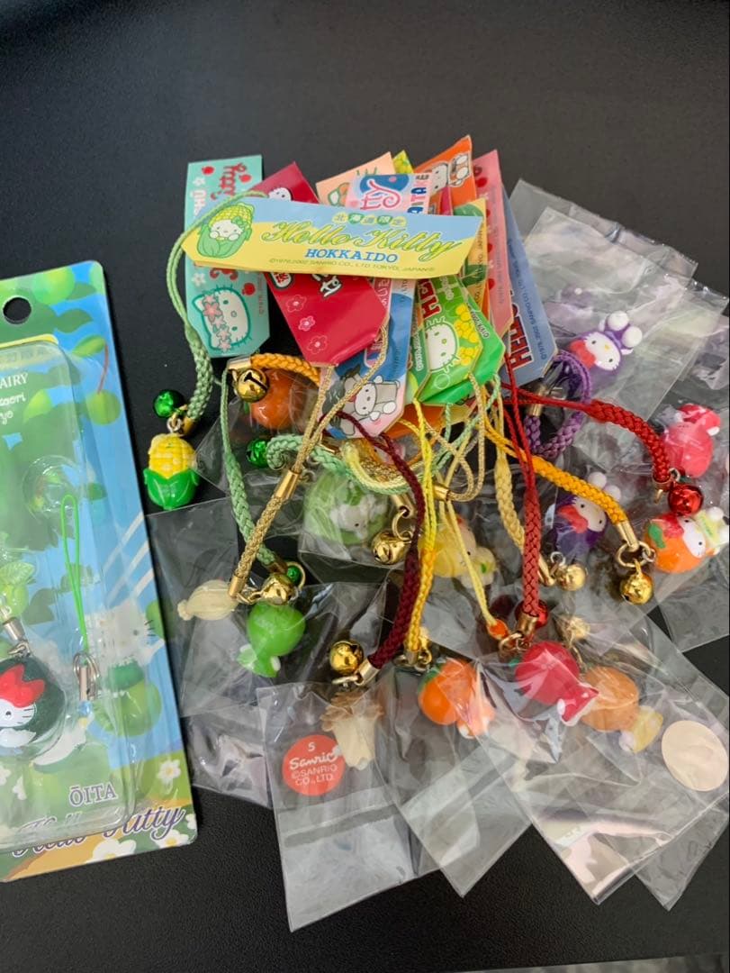 ハローキティ 根付 野菜 果物 17点セット