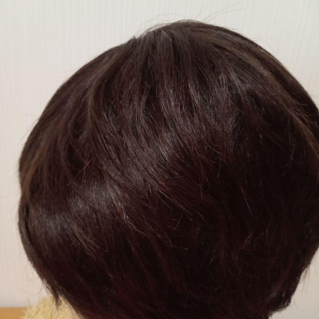 【タグ付】ラパンドアール リュネール ウィッグ 高級人毛使用 ナチュラルブラウン