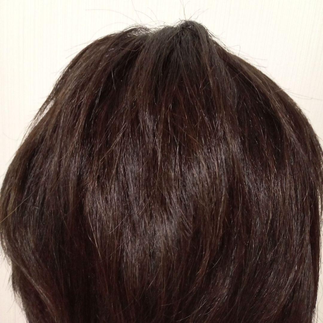 【タグ付】ラパンドアール リュネール ウィッグ 高級人毛使用 ナチュラルブラウン