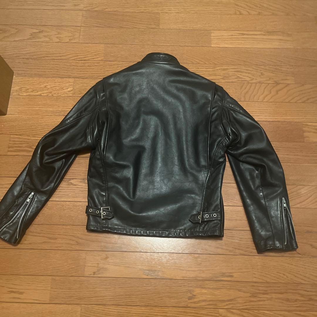 ハ*b様 Schott シングルライダースジャケット　定価18万円　サイズ34