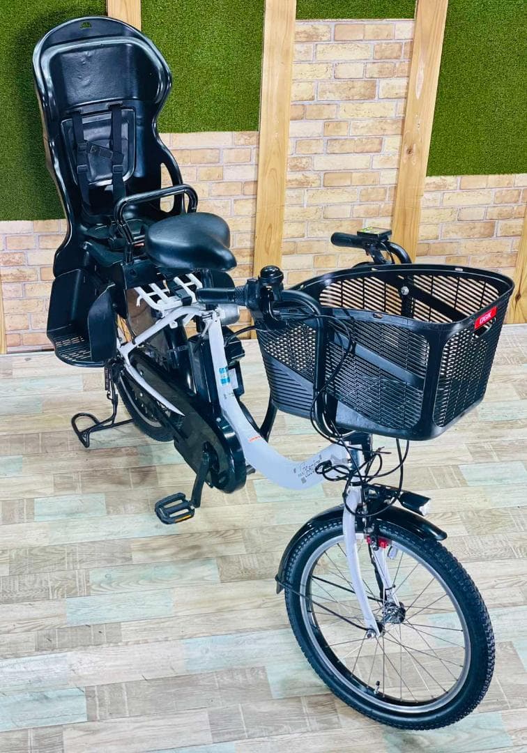 ３日間限定 ホワイト系 ヤマハ　子供乗せ電動アシスト自転車 ZH2975