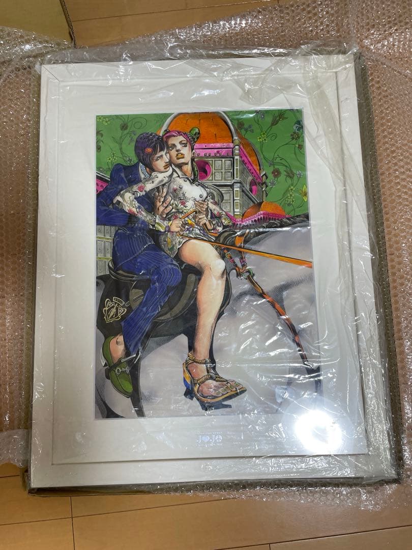 ジョジョの奇妙な冒険　徐倫&ブチャラティ 複製原画
